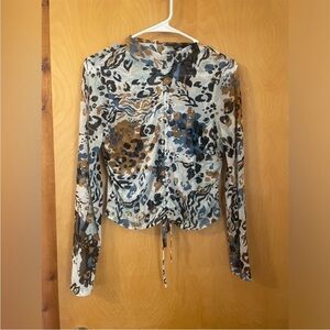 Skintight long sleeve sexy shirt